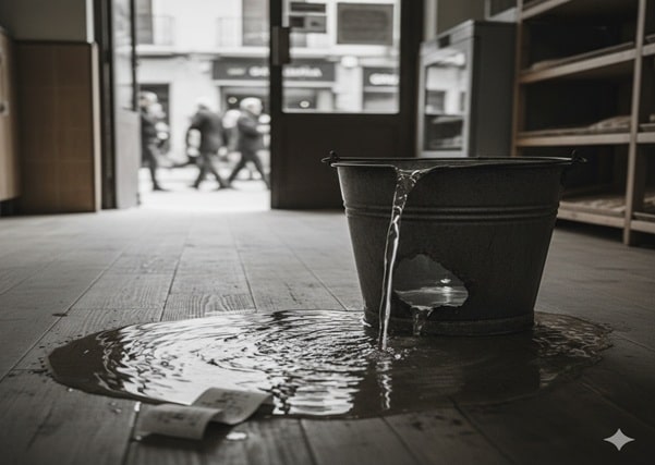 ::: S001 - El Balde Agujereado: El Instante Exacto en que Tu Cliente Sale y Nunca Vuelve